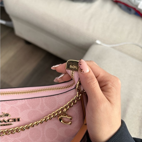 Coach Powder Pink Teri Bag - Picture 3 of 8